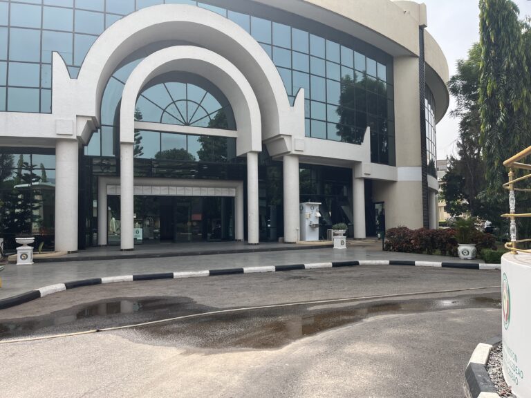 Main Entrance of the ECOWAS Headquarters in Abuja.